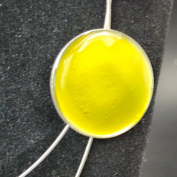 Ikita Paris Geometric Metal & Enamel Two String Necklace - Picture 3 of 5